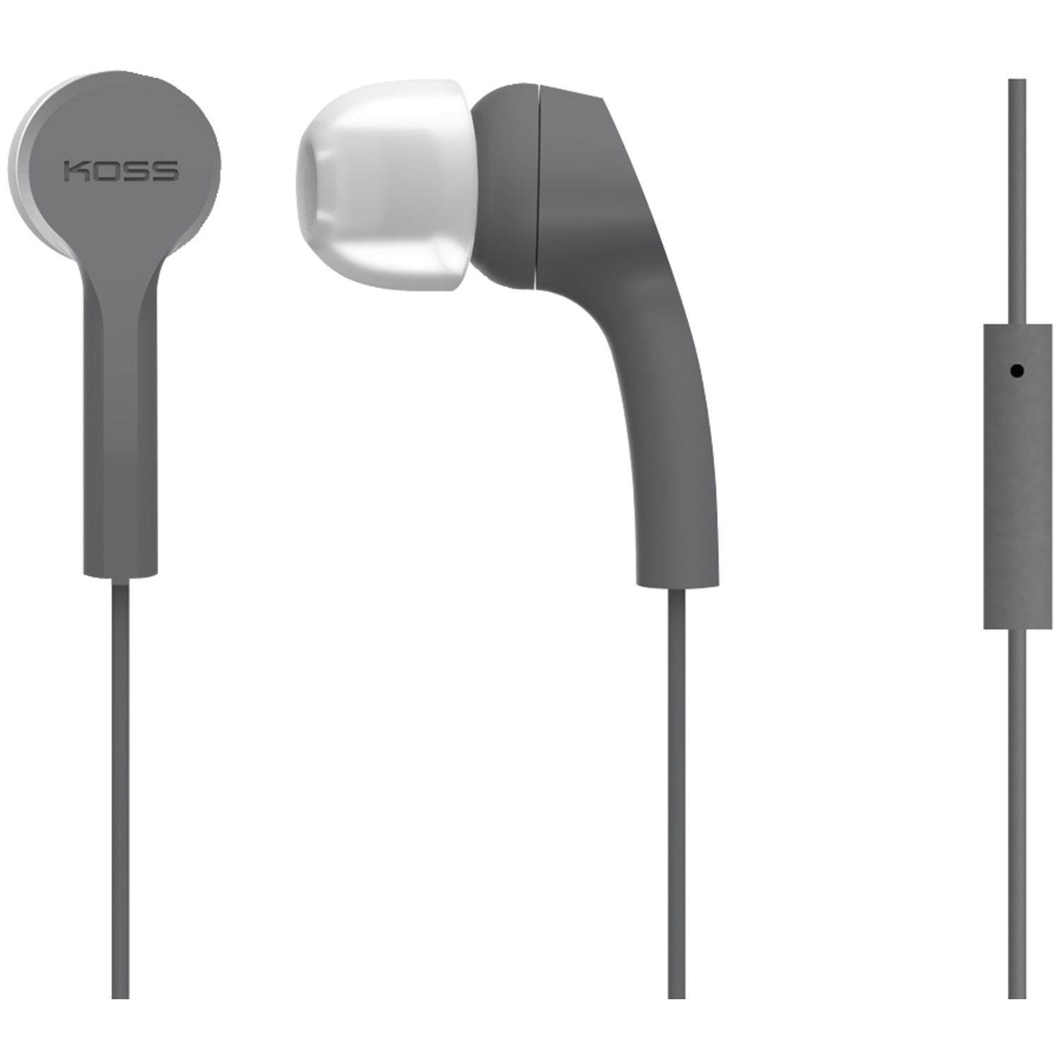 KOSS Grey 189600 In Ear Bud with Mic