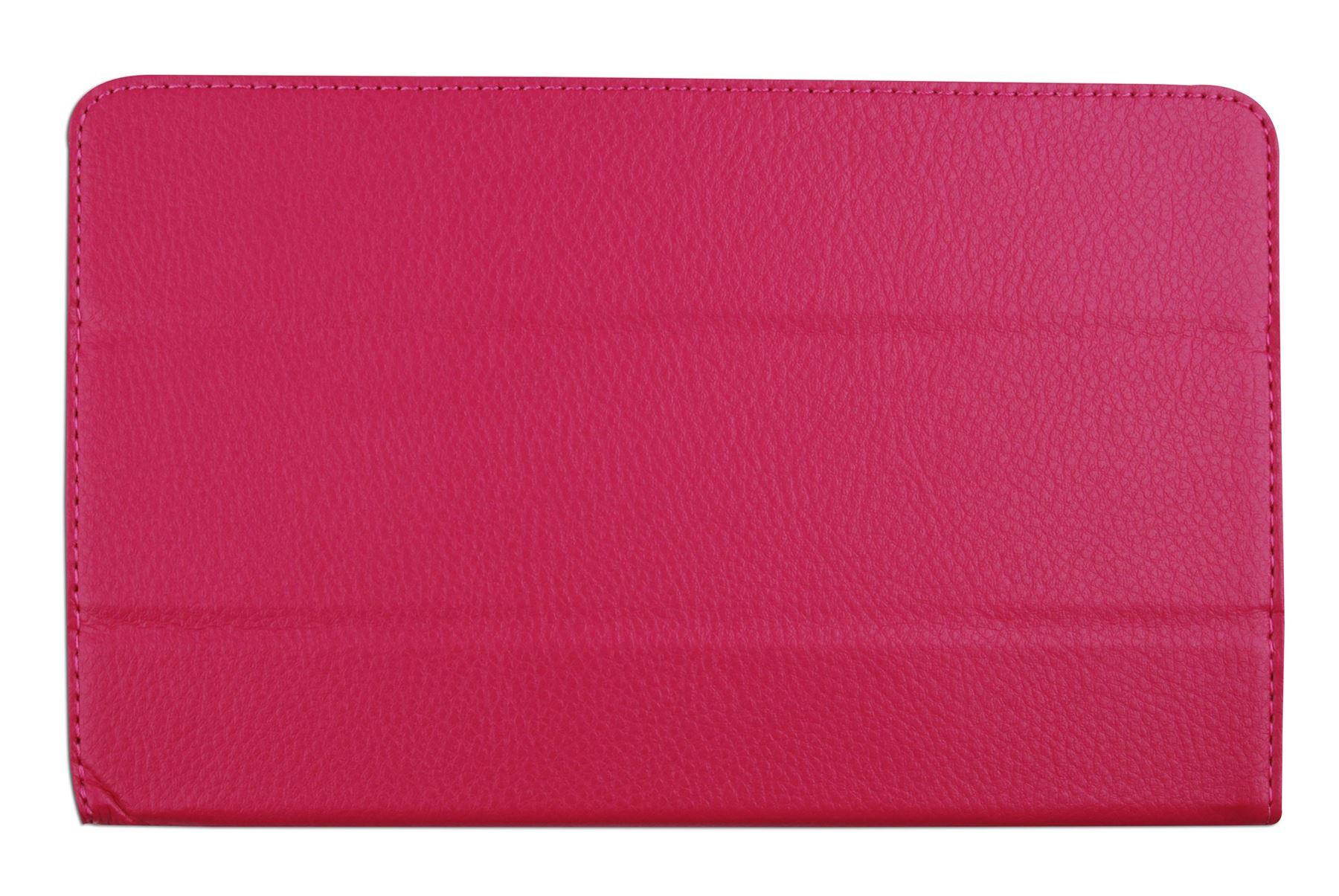 Hellfire Trading Magnetic PU Leather Case Cover for Lenovo IdeaTab Miix 2 8" - Hot Pink