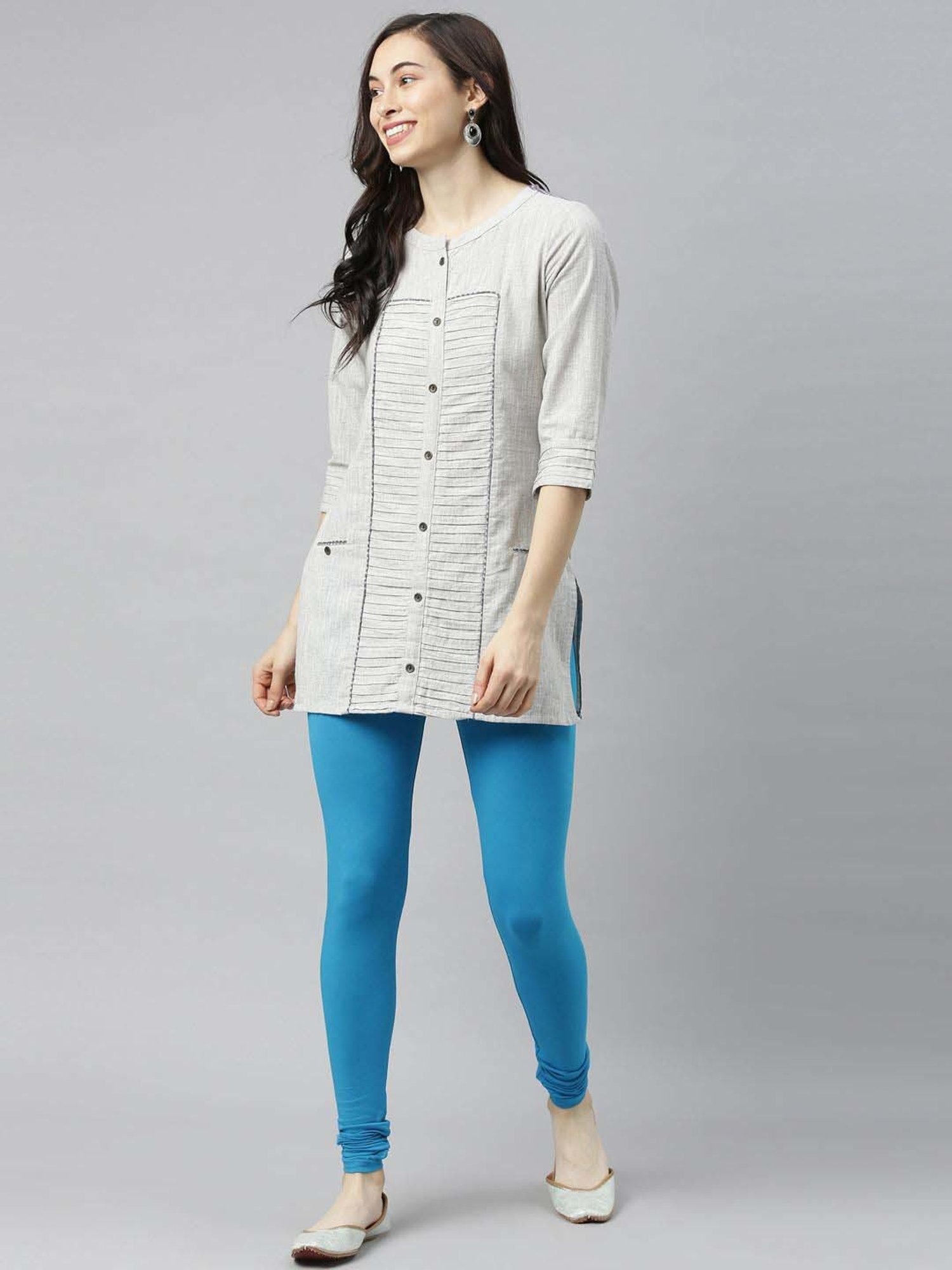 JCSS Blue Cotton Leggings
