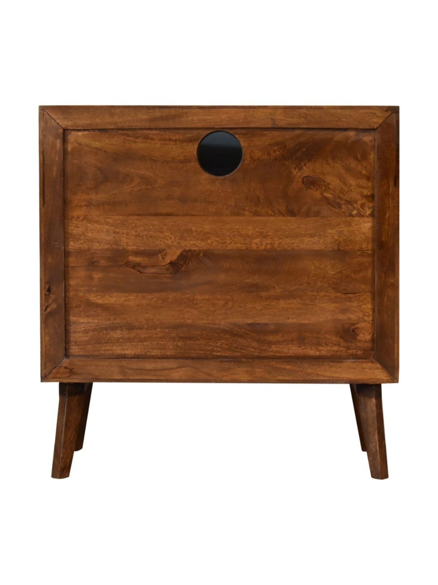 Artisan Furniture Tova Open Shelf Brown Wood Cabinet