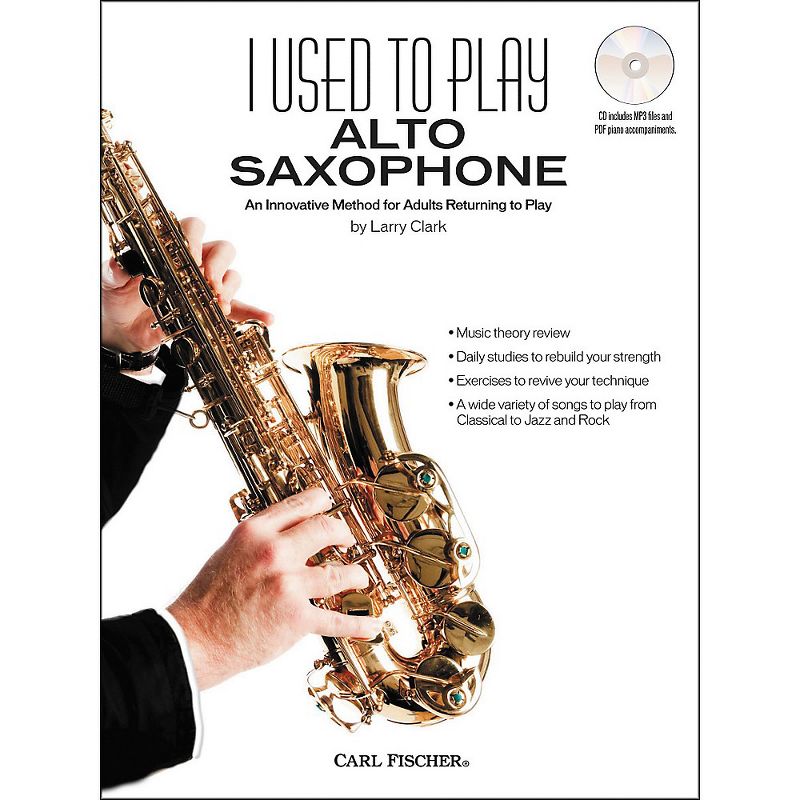 Carl Fischer I Used to Play Alto Sax Book/CD