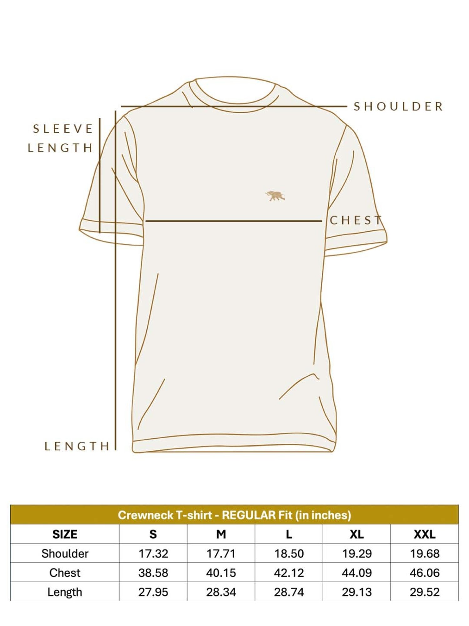 Andamen Lavender Cotton Regular Fit Printed T-Shirt