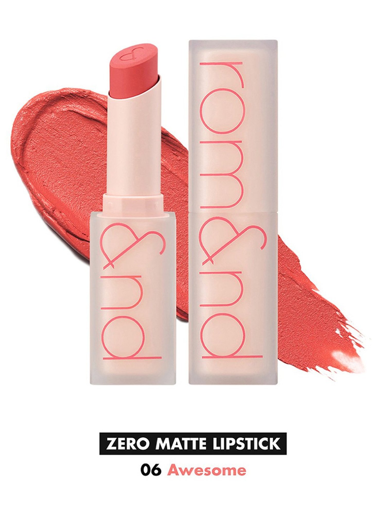Rom&nd Zero Matte Lipstick 06 Awesome - 3 gm