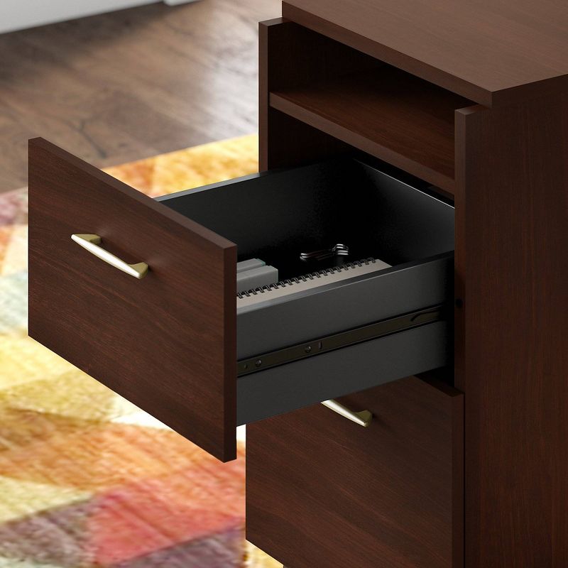 Centura 2 Drawer File Cabinet Century Walnut - Kathy Ireland Home