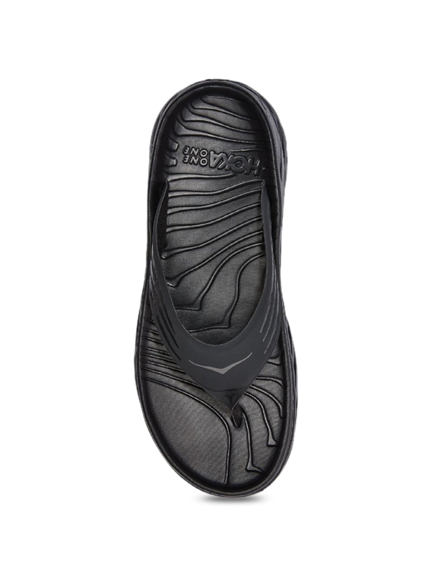 Hoka Men's ORA RECOVERY Black Flip Flops