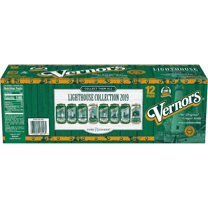 Vernors Ginger Soda - 12pk/12 fl oz Cans