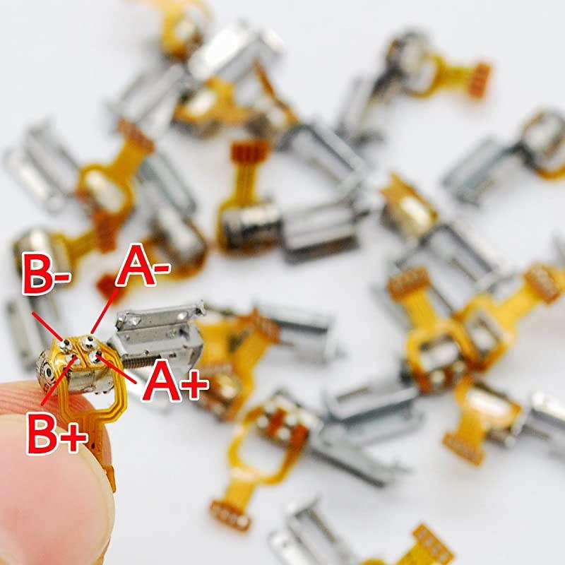 Extra Micro 2 Phase 4 Wire dc Stepper Motor DC 5V Small Motor for DIY Fun