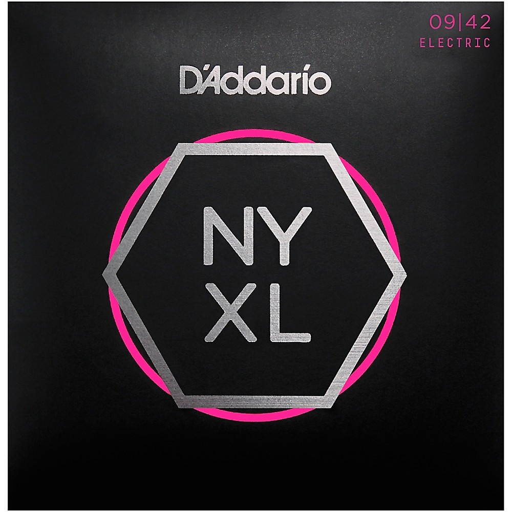 D'Addario 2 Sets of NYXL Premium Electric Guitar Strings with Equinox Tuner .009-.042 Light