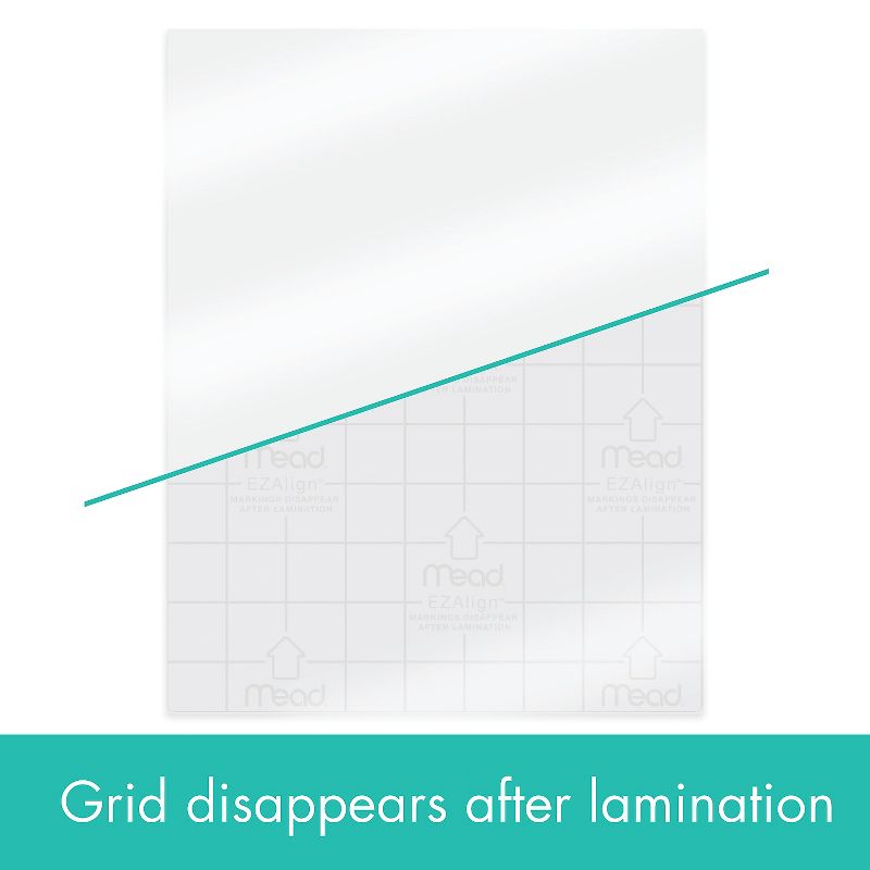 Mead Laminating Pouch EZAlign 3 mil 9"Wx11-1/2"L 200/PK CL 39031