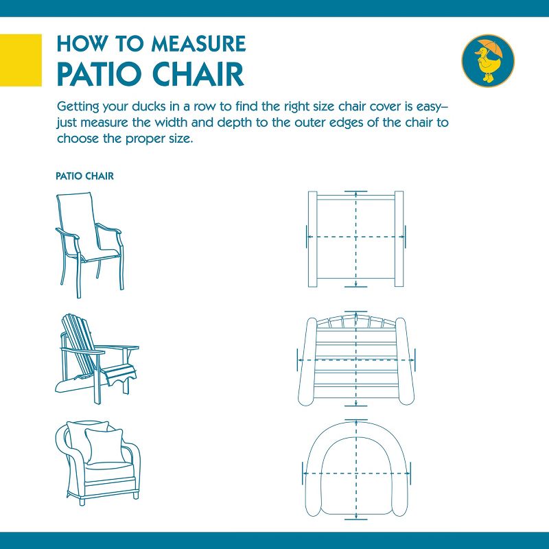 28"W Ultimate Stackable Patio Chair Cover Mochaccino - Classic Accessories