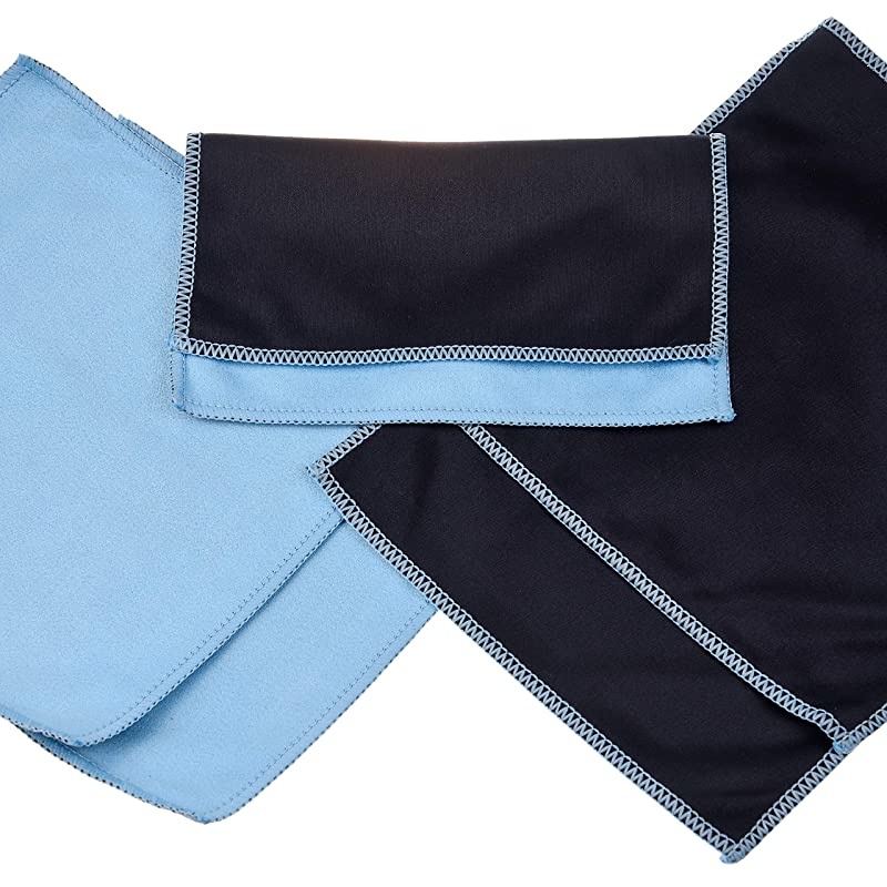 amp Kind 5X Microfiber Cleaning Cloths DoubleSided for Cleaning Glasses Eyeglasses Camera Lens iPad Tablet Smartphone Laptop Computer TV and LCD Screens and Other Delicate Surfaces