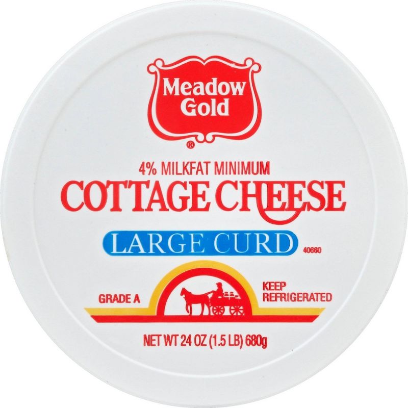 Meadow Gold Large Curd Cottage Cheese - 24oz