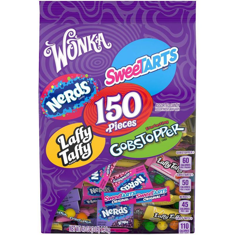 SweeTARTS, Nerds, Laffy Taffy and Gobstopper Mix Ups Variety Pack - 150ct