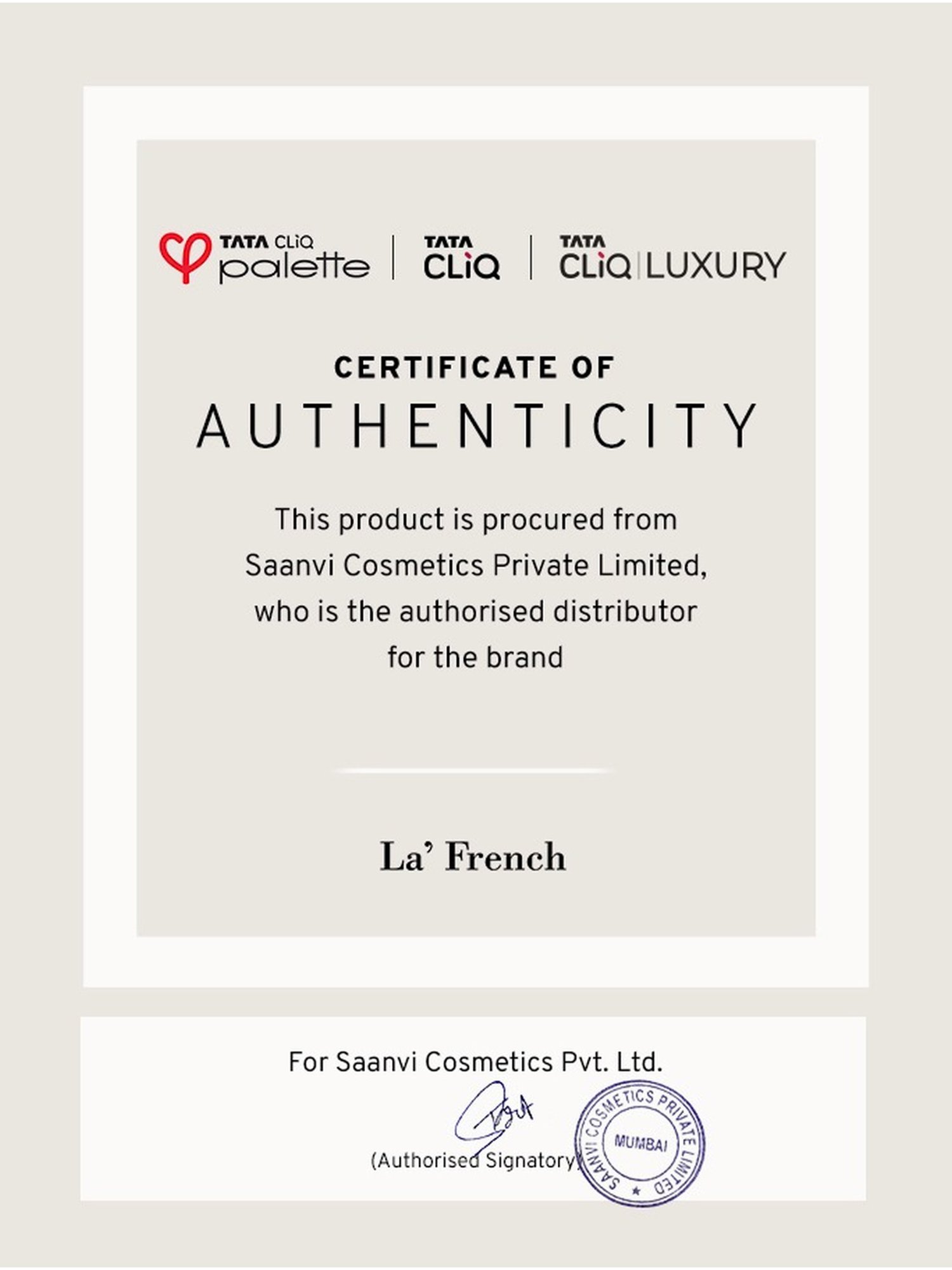 LA' French DESIRE Perfume for women - 100 ml