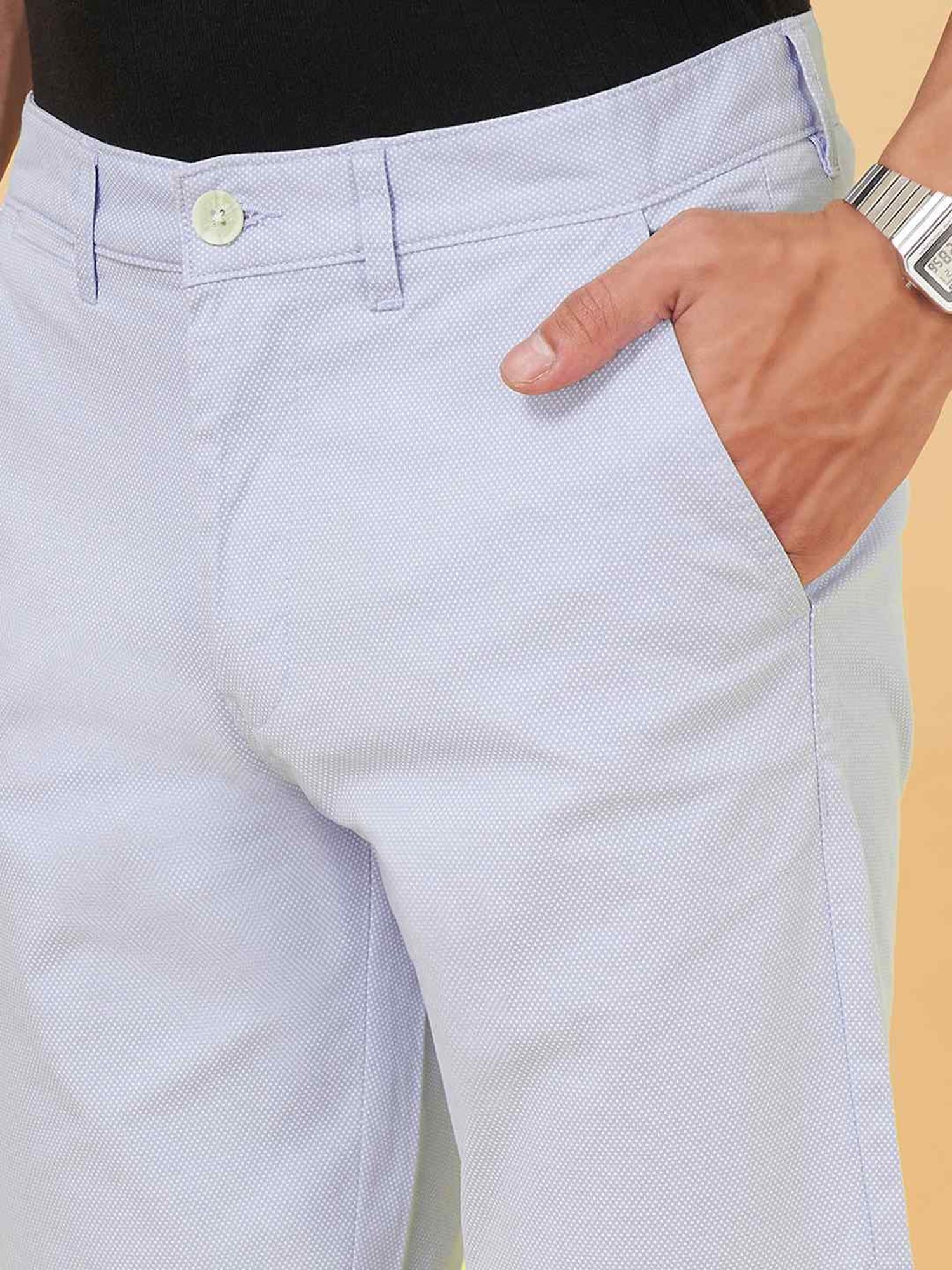 Byford By Pantaloons Angel Falls Slim Fit Shorts