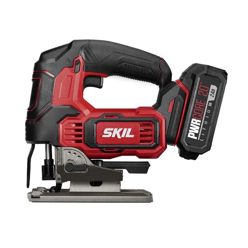 Skil JS820202 PWRCore 20 20V Brushless Lithium-Ion Cordless Jig Saw Kit (2 Ah)