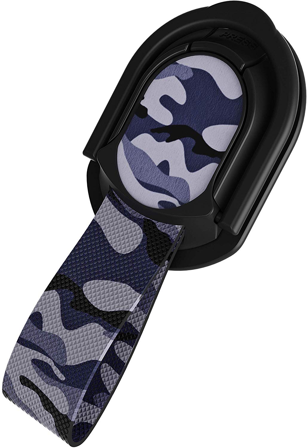 Ghostek Loop Phone Ring Holder Strap with Stand and Smartphone Car Holder Magnet Cute iPhone Grips for Women Perfect for Taking Selfies Removable for Wireless Charging Compatible - (Floral Fuchsia)