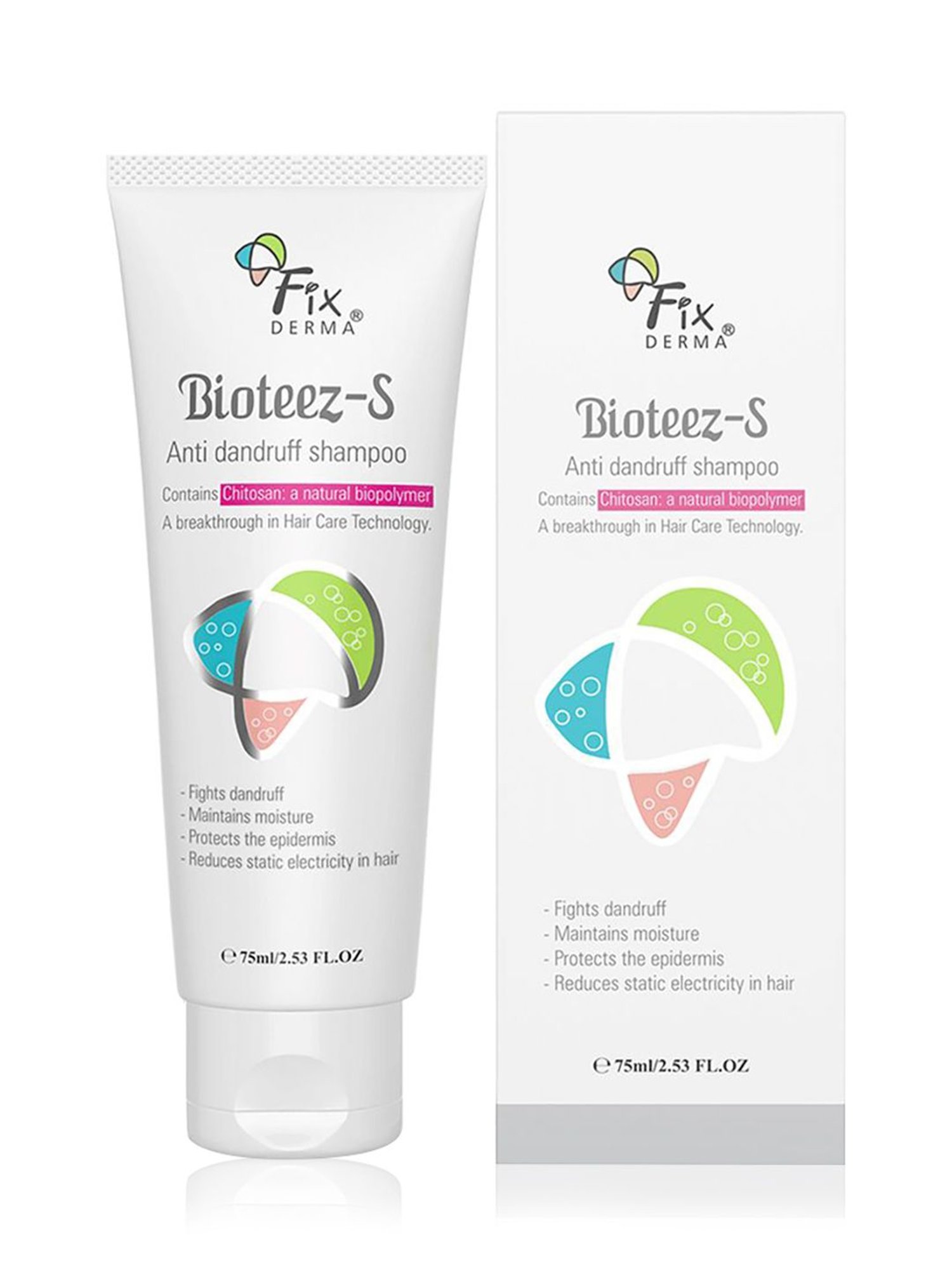 Fixderma Bioteez-S, Anti Dandruff Shampoo - 75 ml