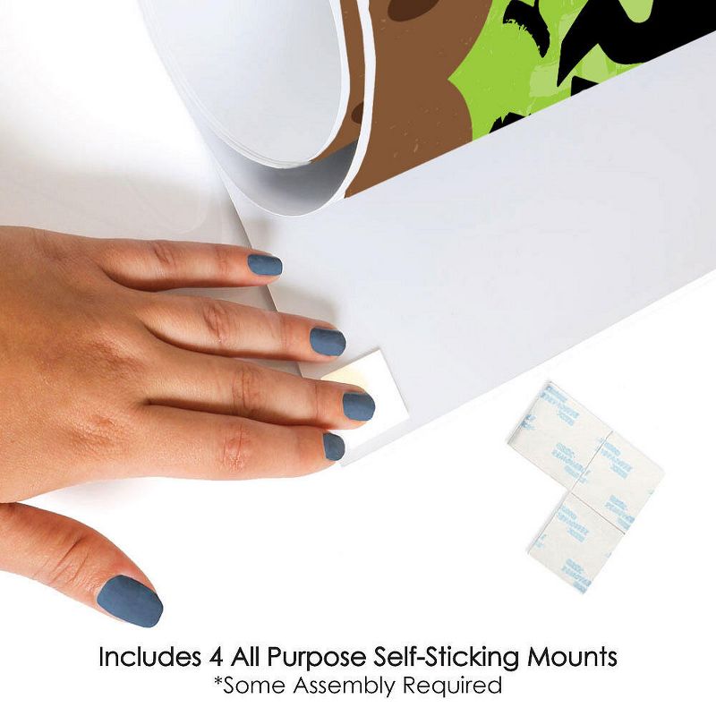 Big Dot of Happiness Smash and Crash - Monster Truck - Happy Birthday Boy Decorations Party Banner