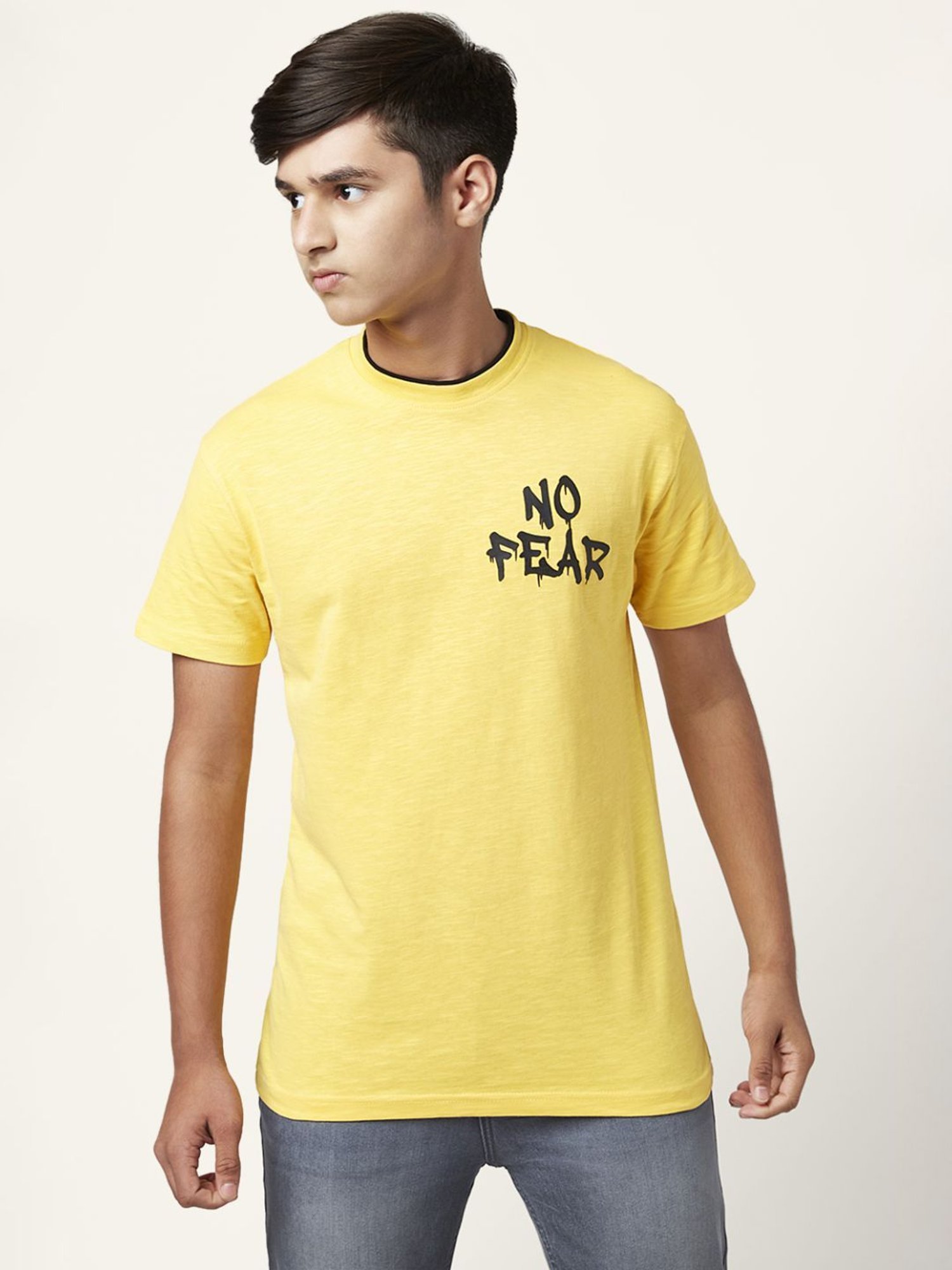 Coolsters by Pantaloons Kids Yellow Cotton Printed T-Shirt