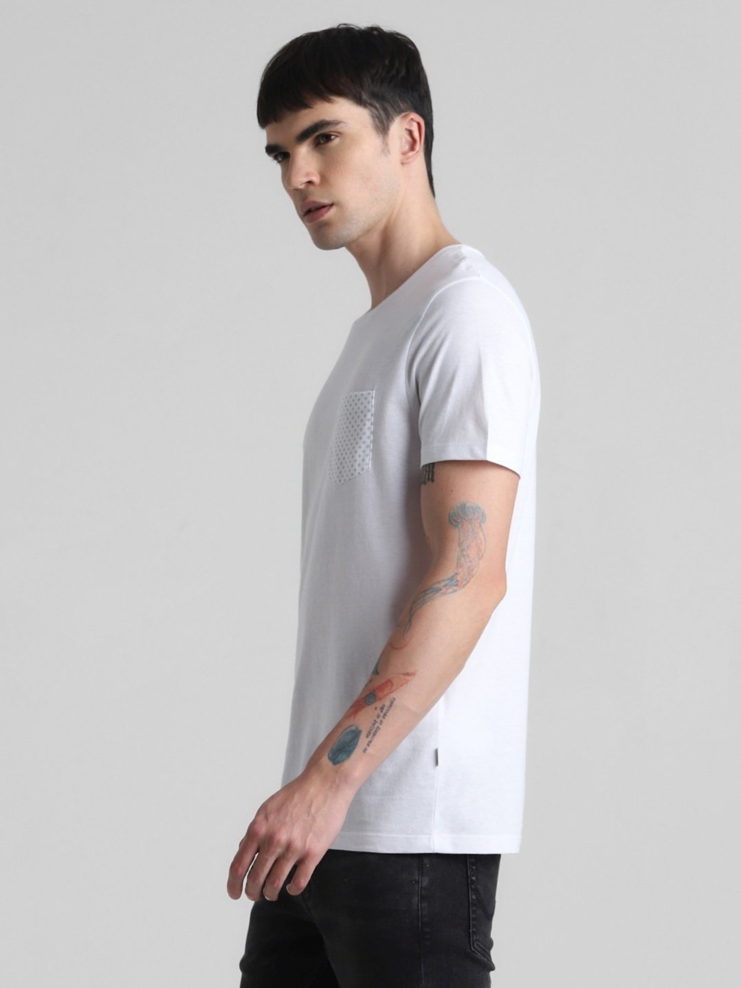 Jack & Jones White Slim Fit T-Shirt
