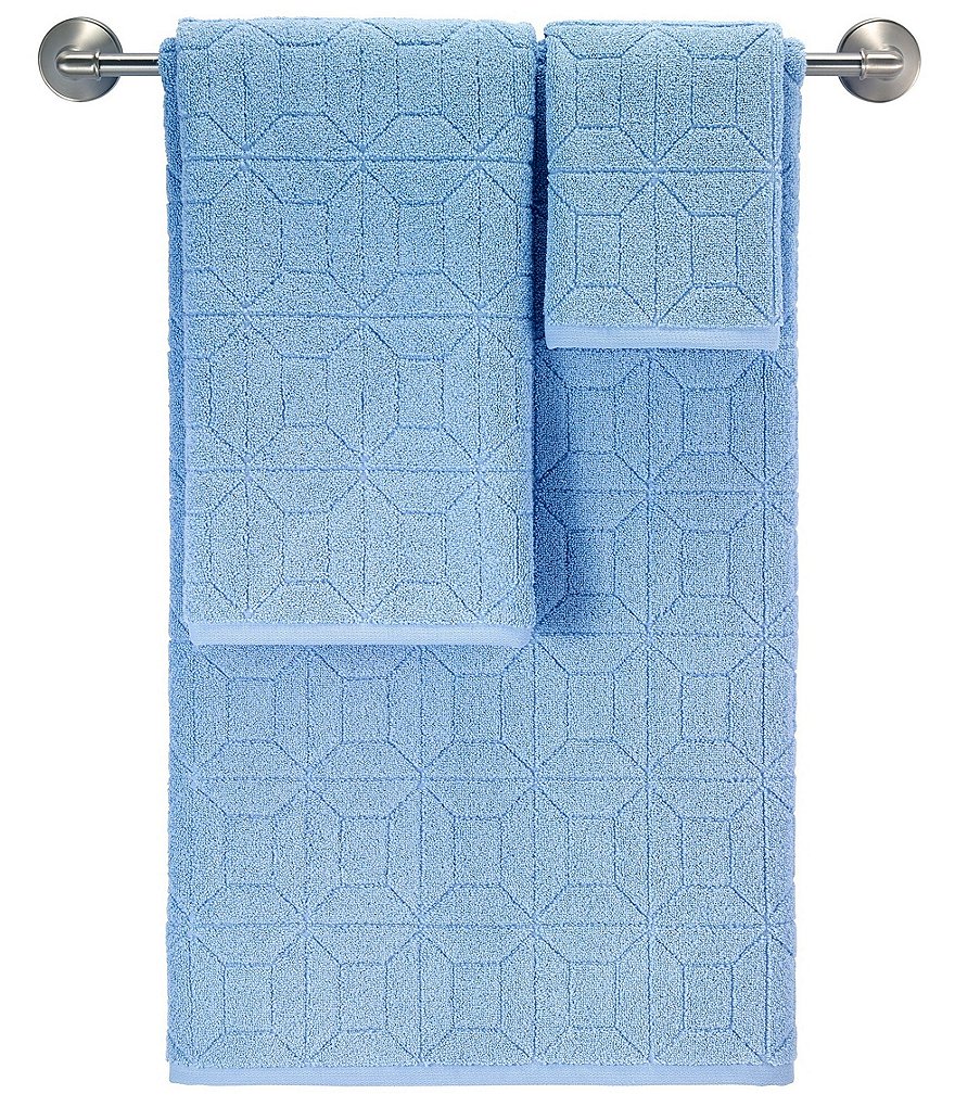 Jonathan Adler Sorrento Sculpted Turkish Cotton Bath Towels