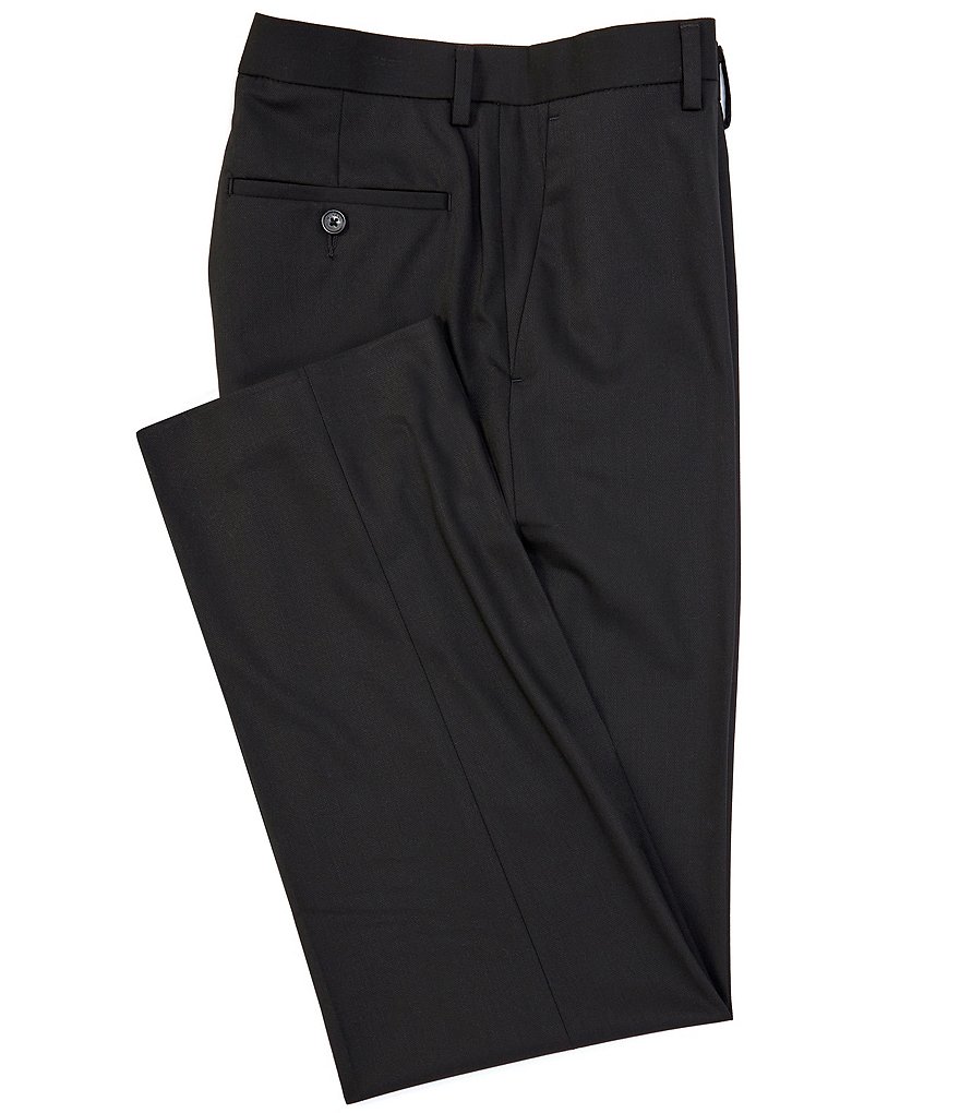 Murano Alex Slim-Fit Flat-Front Solid Dress Pants