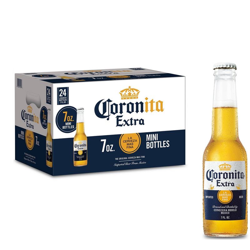 Corona Extra Coronita Lager Beer - 24pk/7 fl oz Bottles