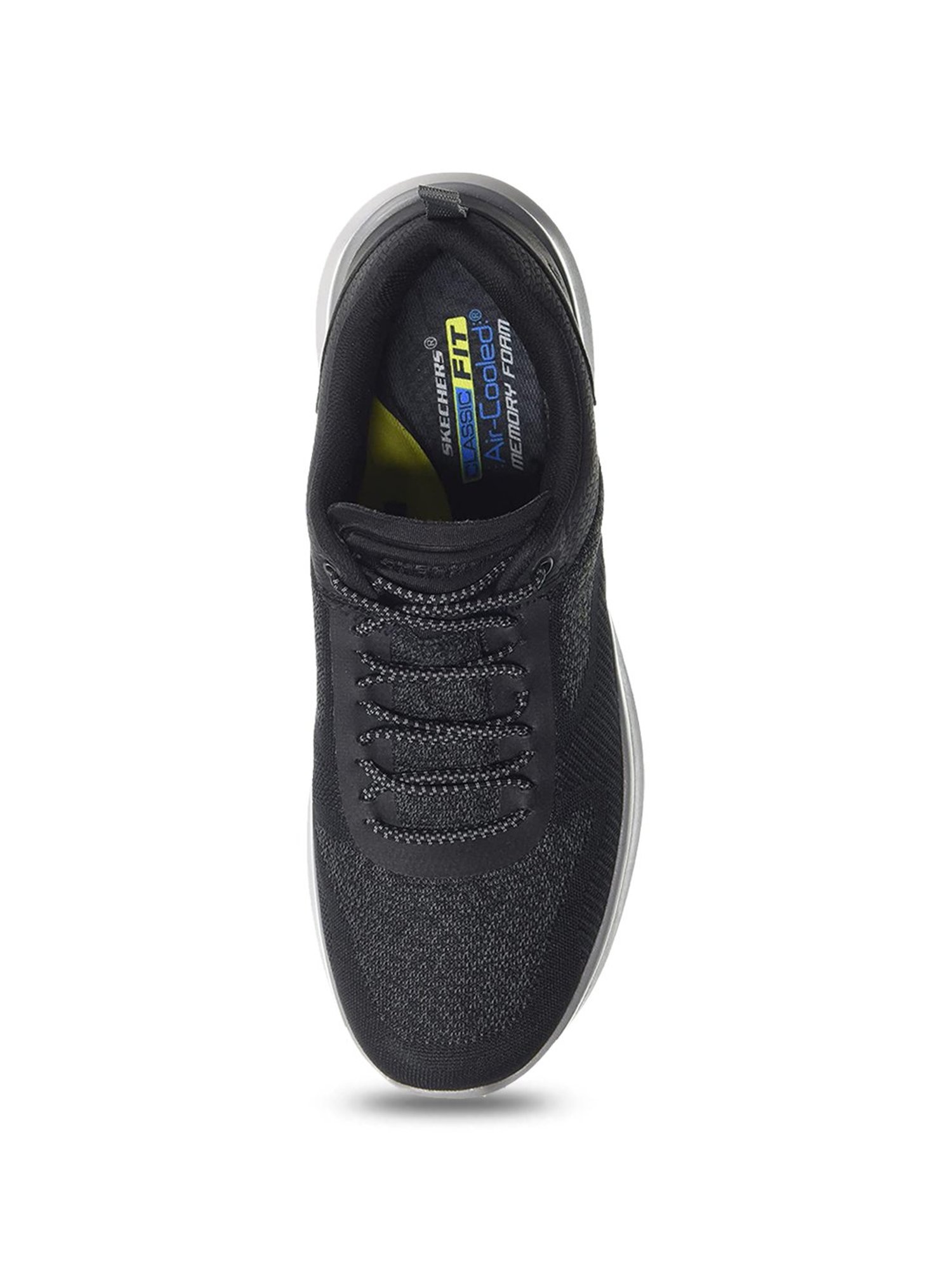 Skechers Men's Delson 2.0 Nashua Black Casual Sneakers