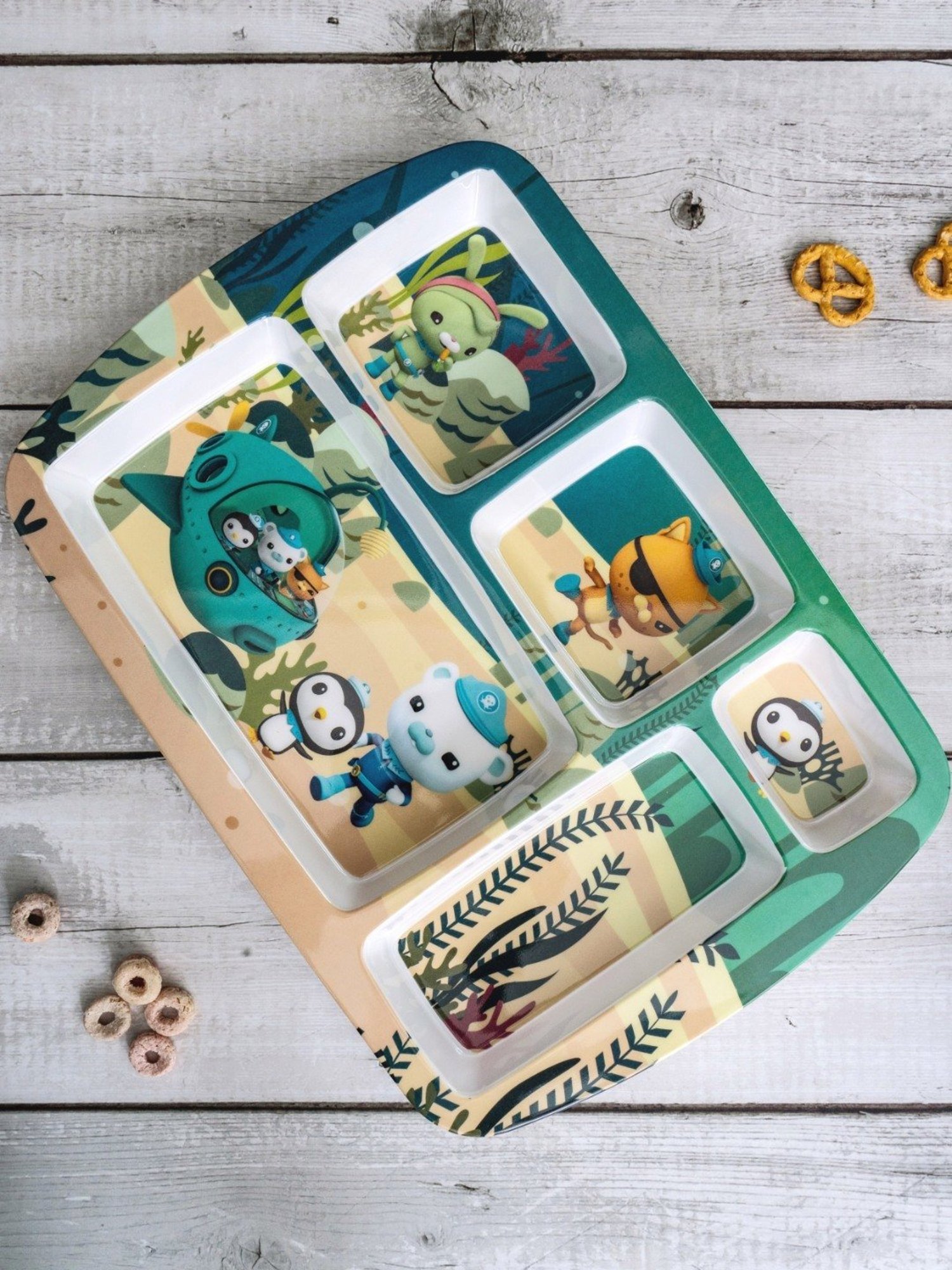 Nestasia Premium Quality Mandala Yellow Spiral Printed Square Shaped Ceramic Plate With Handle