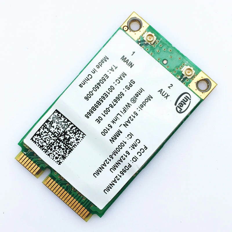 512AN_MMW 5100 AGN Dual Band 300Mbps Wireless WiFi Link Mini PCI-E Card 802.11a/b/g/n Intel sps 506678-001 For HP 6535b 6730b