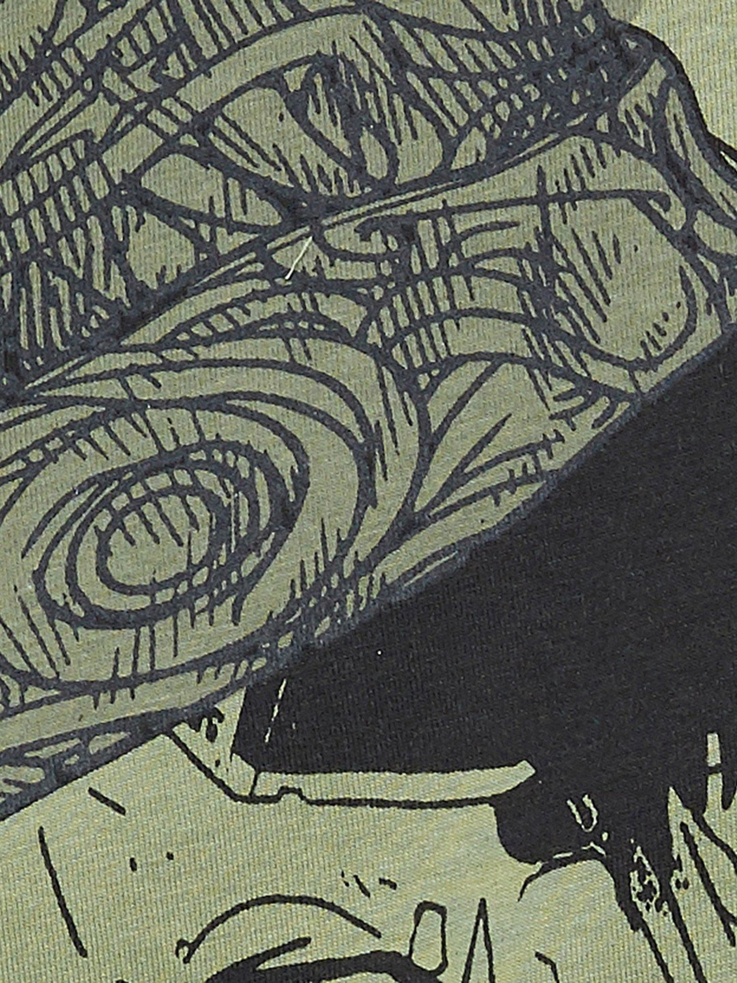 Forca by Lifestyle Sage Cotton Regular Fit Printed T-Shirt