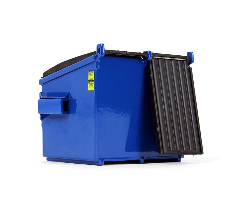Refuse Trash Bin Blue 1/34 Diecast Model by First Gear