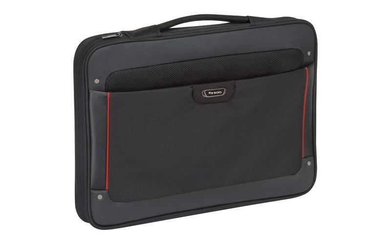 Solo Sterling STL140-4 Carrying Case (Briefcase) for 17.3" Notebook - Water Resistant Bottom - Vinyl, Polyester - Handle