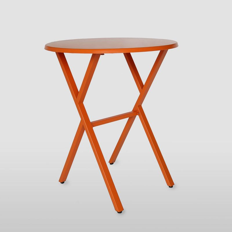 4-Person Rockshire Rectangle Pub Table - Natural and Black - Aiden Lane