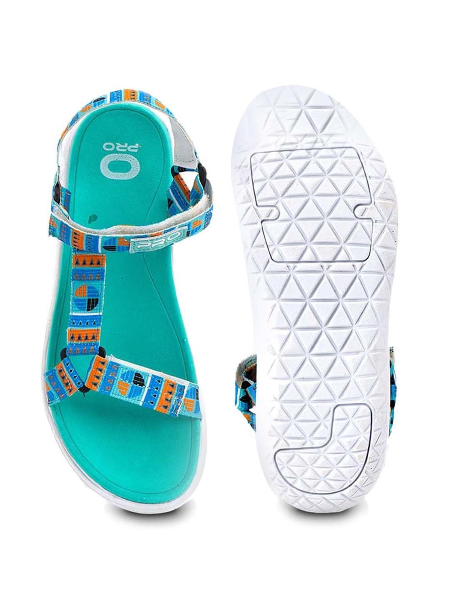 Pro by Khadim's Women's Multicoloured Floater Sandals