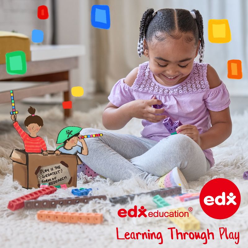 Edx Education Linking Cubes - Set of 100