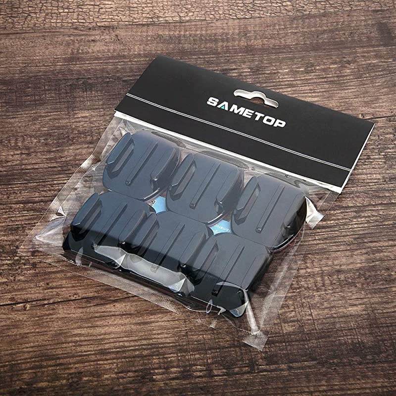 Helmet Adhesive Sticky Mounts Flat Curved 3M Mount Compatible with GoPro Hero 8 7 6 5 4 Session 3+ 3 2 1 Hero 2018 Fusion Max Cameras