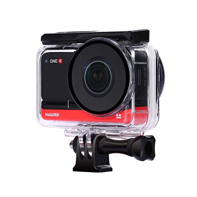 Case for Insta360 ONE R 360 Degree Action Camera, Waterproof Housing Underwater Diving Protective Shell 30M with Bracket Accessories