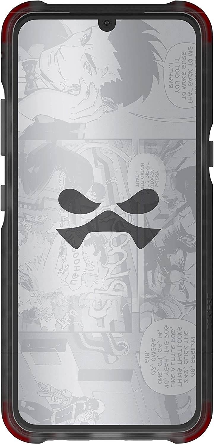 Ghostek Covert LG Velvet Case Clear with Kickstand and Grip Bumper Slim Phone Cover Ultra Thin Shockproof Design Heavy Duty Protection Wireless Charging for 2020 LG Velvet 5G (6.8 Inch) - (Smoke)