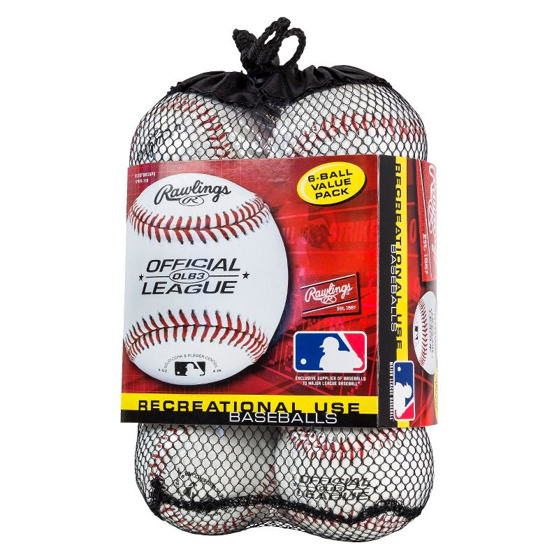 Rawlings Official Baseball 6pk