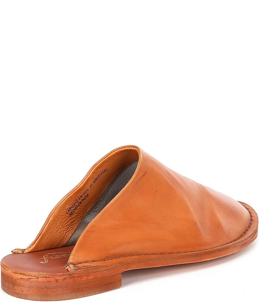 Free People Blake Stitch Down Leather Mules