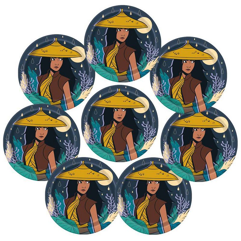Raya and the Last Dragon 9" 8ct Dinner Paper Plates