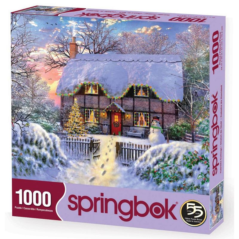 Springbok Yueltide Cottage Jigsaw Puzzle 1000pc