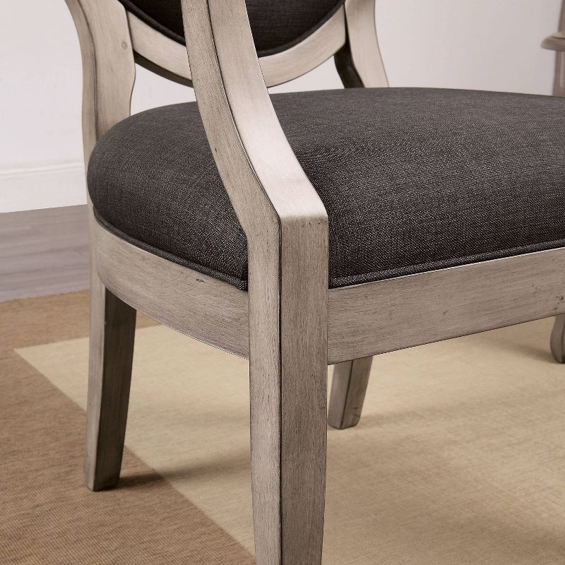 3pc Torrance End Table and Accent Chair Set Gray/Dark Gray - HOMES: Inside + Out