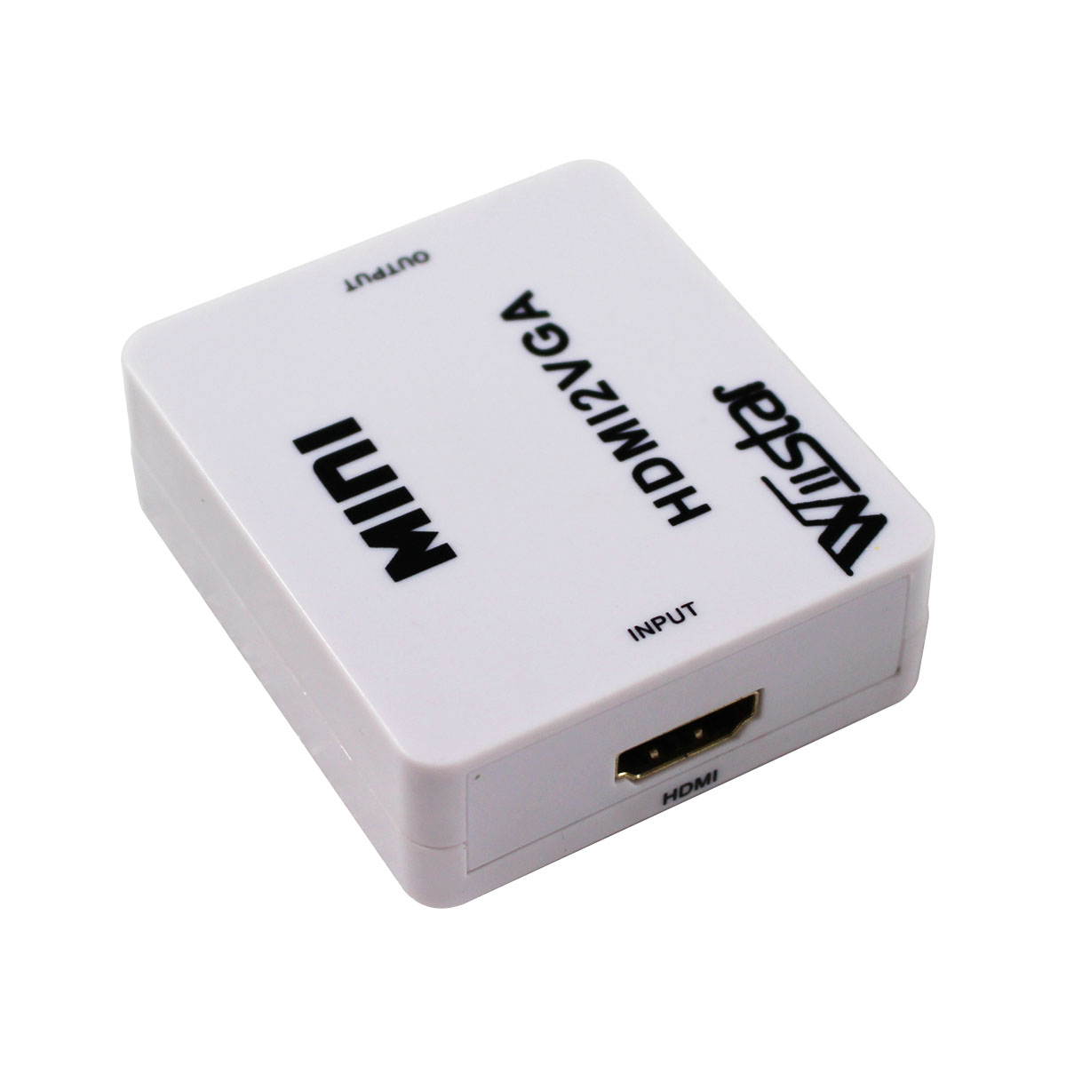HDMI to VGA  Video Converter with 3.5mm jack Audio out Mini Box Adapter Multimedia For Xbox360 PC DVD PS3 PS4