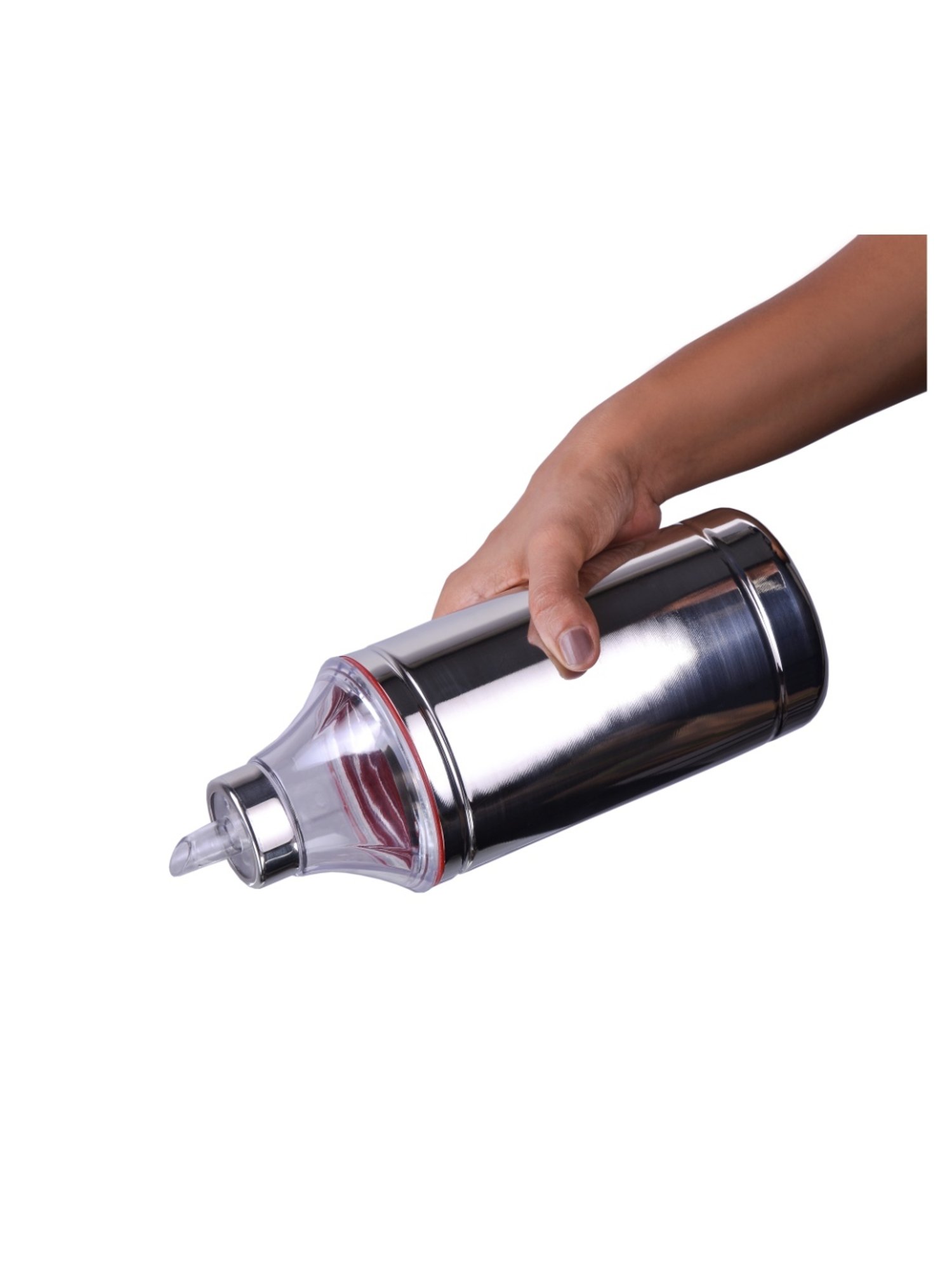 COLE & MASON White & Beige Ceramic Pourer - Set of 1