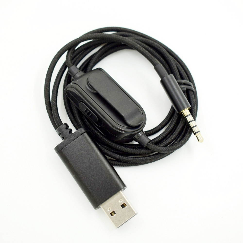 for Logitech Astro A10 A40 Gaming Headset USB Analog 7.1 Sound Card Audio Cable