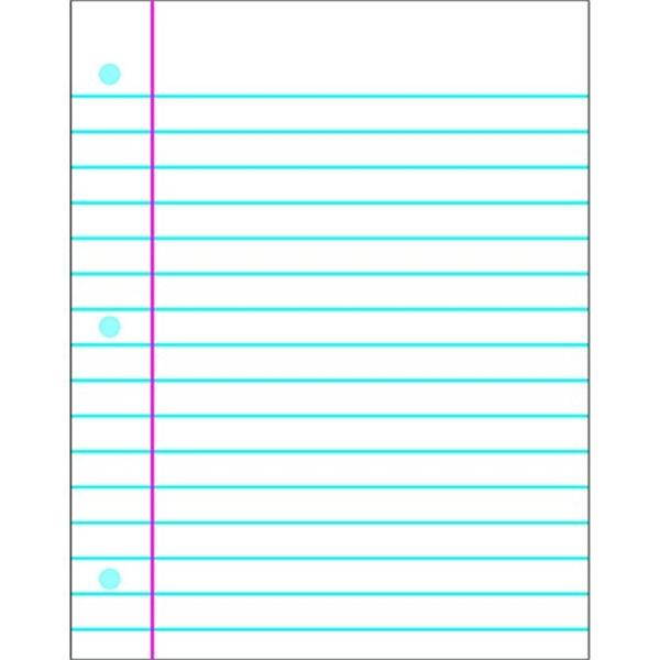 Trend Wipe Off Surface Notebook Paper Chart