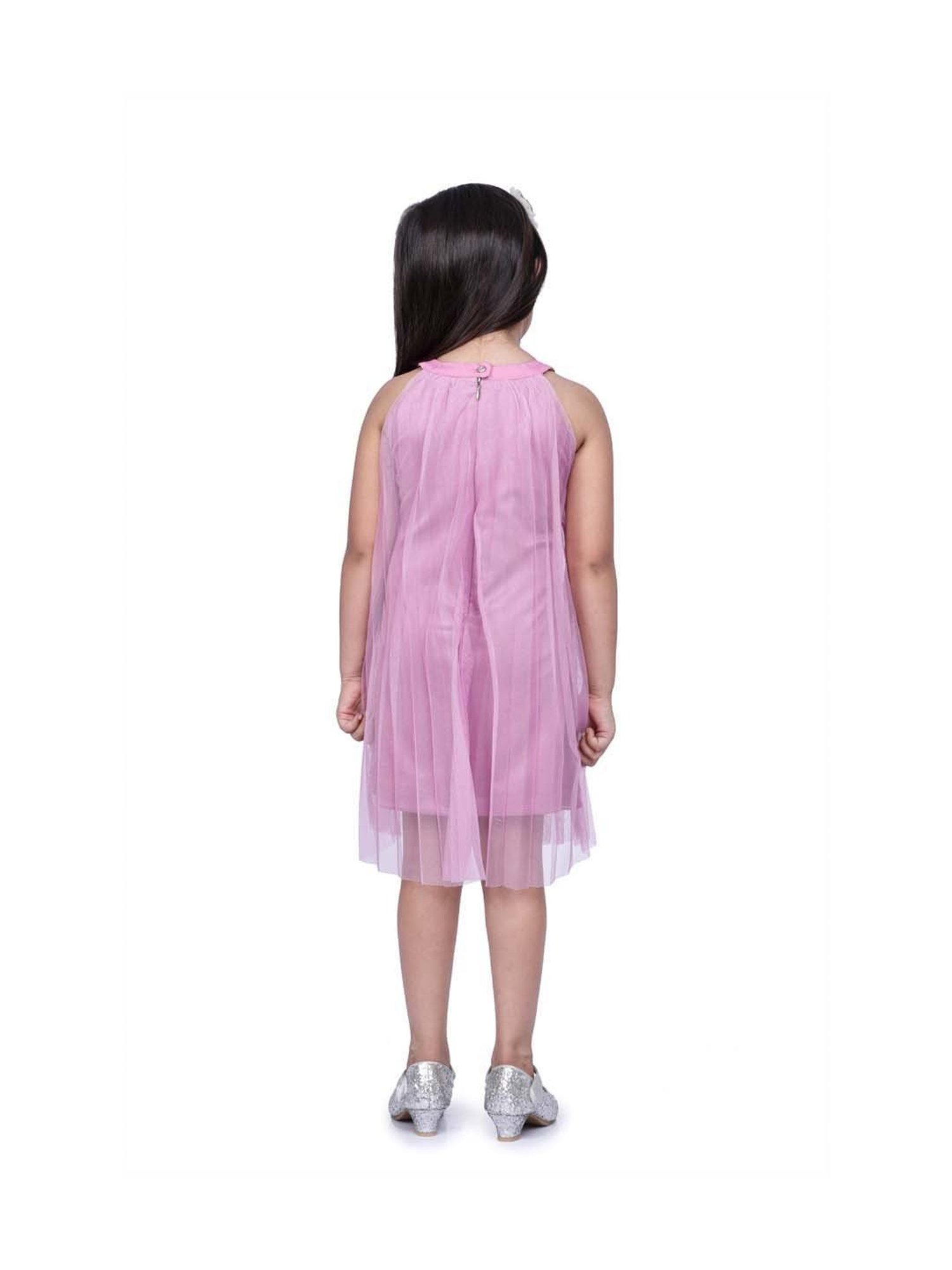 Peppermint Kids Mauve Sequence Dress